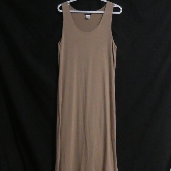 VENUS | large | Beige Sleeveless Maxi Dress | Slit Bottom Side | Preloved - Picture 1 of 14